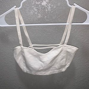 White Brandy Melville Bralette